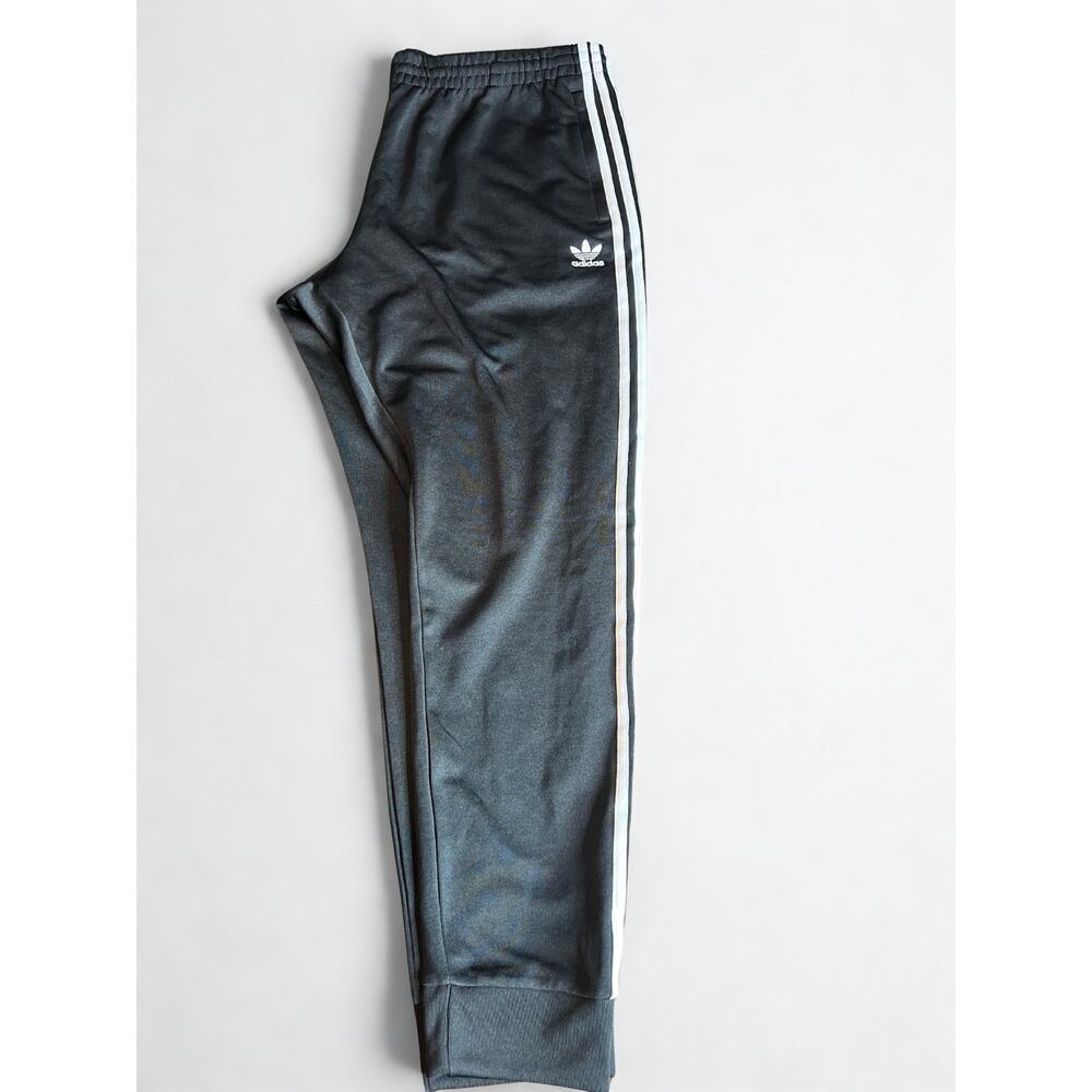 Adidas men 2XL black/white original pants new with tags - Picture 2 of 4